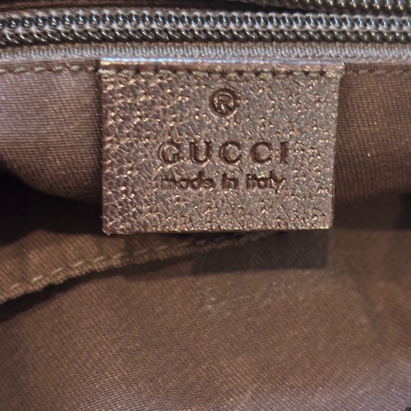 Gucci Beige and Brown GG Pattern Messenger Bag - Picture 6 of 13